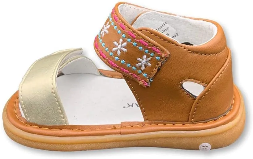 Wee Squeak Toddler Squeaky Sandals with Removable Squeaker in Fun Styles & Colors for Boys and Girls