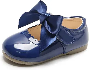 YIBLBOX Girl's Shoes Ballet Flats Ballerina Mary Jane Princess Wedding Dress Shoes with Bow for Daily