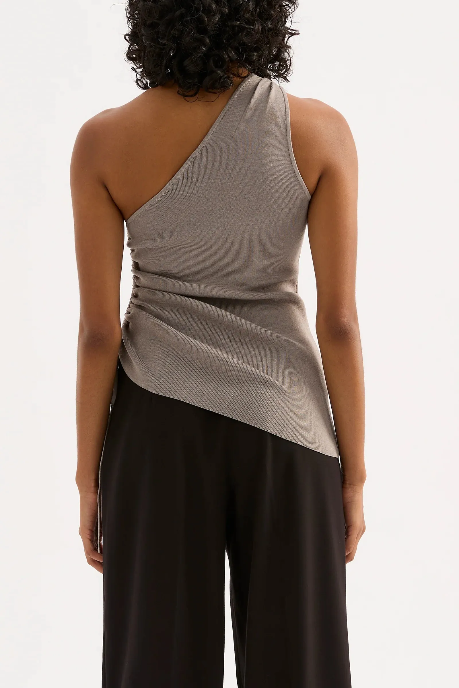 Yumi Knit Top Pewter